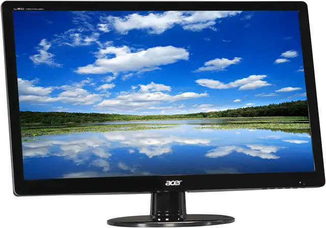 Alt view image 3 of 7 - Acer S Series S230HL Abd Black 23" 5ms Widescreen LED Monitor 250 cd/m2 ACM 100,000,000:1