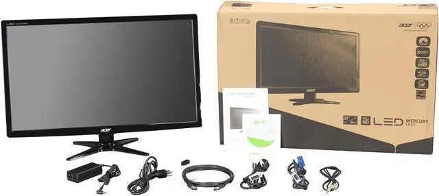 Alt view image 7 of 7 - Acer G276HLDbmid Black 27" 6ms (GTG) HDMI Widescreen LED Monitor 300 cd/m2 ACM 100,000,000:1 (3000:1) Built-in Speakers