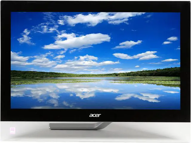 Alt view image 2 of 10 - Acer T232HLbmidz Black 23" 5ms HDMI Touchscreen LED Monitor; 10-pt Capacitive Touch (5,000:1) w/ Speakers