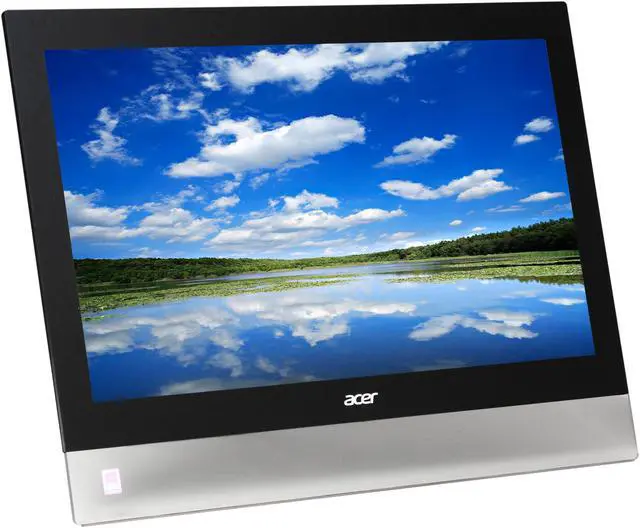 Alt view image 3 of 10 - Acer T232HLbmidz Black 23" 5ms HDMI Touchscreen LED Monitor; 10-pt Capacitive Touch (5,000:1) w/ Speakers