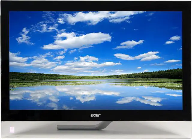 Alt view image 2 of 9 - Acer T272HL bmidz 2-Tone 27" LED Monitor; 10-pt Capacitive Touch (5,000:1) Built-in Speakers