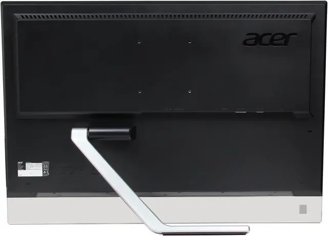 Alt view image 5 of 9 - Acer T272HL bmidz 2-Tone 27" LED Monitor; 10-pt Capacitive Touch (5,000:1) Built-in Speakers