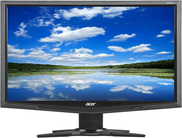 Alt view image 2 of 8 - Acer G5 G215HVBbd  Black 21.5" 5ms Widescreen LCD Monitor,200 cd/m2 ACM 20,000:1 (600:1)