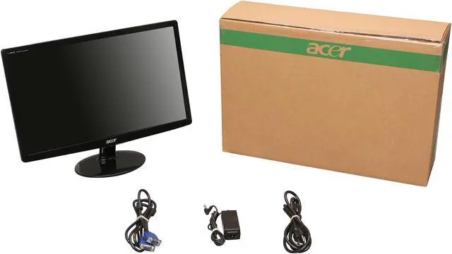 Alt view image 7 of 7 - Acer 20" 60 Hz HD+ LCD Monitor 5 ms D-Sub, DVI S Series S202HL bd (ET.DS2HP.001)