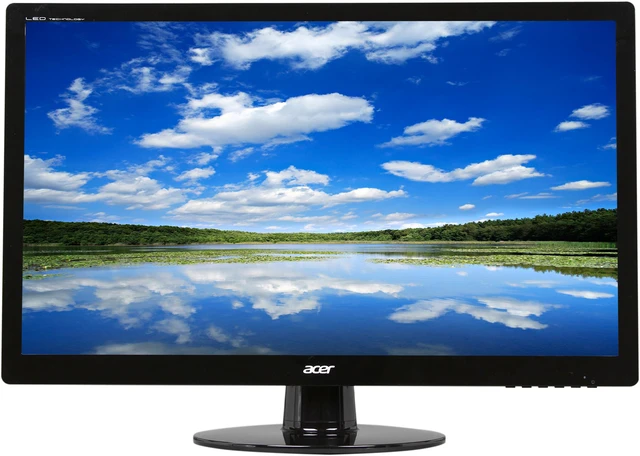 Alt view image 2 of 7 - Acer S230HLAbii Black 23" 5ms HDMI Widescreen LED Monitor 250 cd/m2 ACM 100,000,000:1 (1000:1)