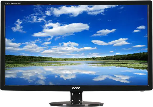 Alt view image 2 of 7 - Acer 27" 60 Hz TN LCD Monitor 5 ms D-Sub, DVI, HDMI S271HLbid
