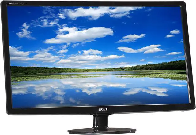 Alt view image 3 of 7 - Acer 27" 60 Hz TN LCD Monitor 5 ms D-Sub, DVI, HDMI S271HLbid