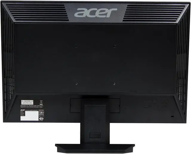 Alt view image 5 of 8 - Acer V223WLAJObd Black 22" 5ms Widescreen LED Monitor 250 cd/m2 100,000,000:1