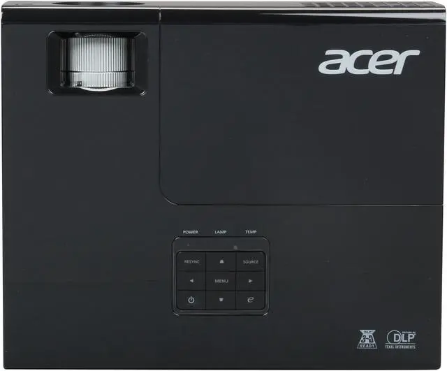 Alt view image 5 of 7 - Acer X1240 1024 x 768 2700 lumens DLP Projector 10,000:1