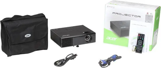Alt view image 7 of 7 - Acer X1240 1024 x 768 2700 lumens DLP Projector 10,000:1