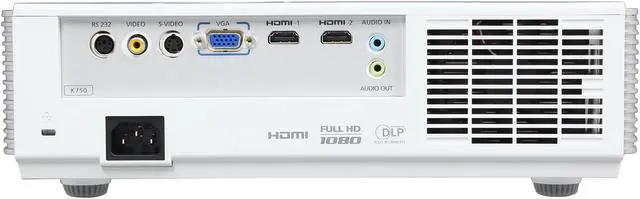 Alt view image 6 of 8 - Acer K750 1080P HD 1920x1080 1500 Lumens DLP LED Light Sourced Home Theater Projector