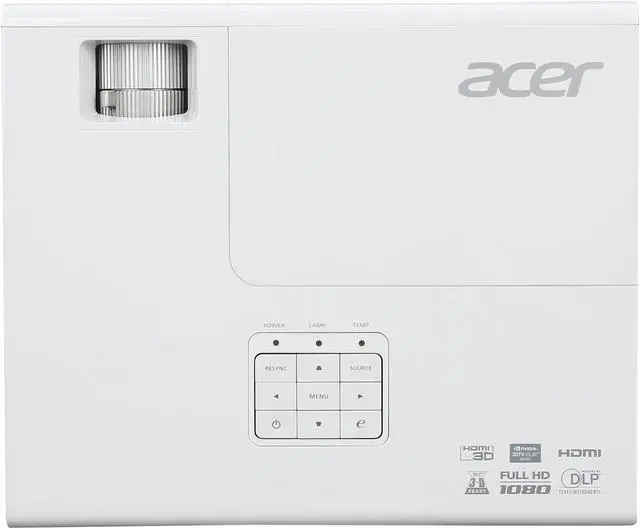 Alt view image 6 of 8 - Acer H6510BD Full HD 1920x1080, 3000 Lumens, 2x HDMI Ports, 2W Speaker, 3D Ready, DLP Home Theater Projector
