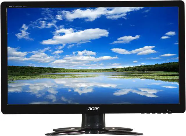 Alt view image 2 of 7 - Acer 20" 60Hz LCD Monitor 5 ms D-Sub, DVI G206HLBbd (UM.DG6AA.B01)