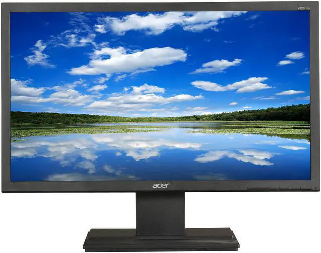 Alt view image 2 of 8 - Acer 21.5" 60 Hz LCD Monitor 8ms (GTG) D-Sub, DVI UM.WV6AA.A01 V226HQLAbd