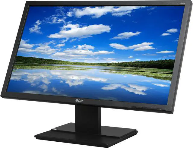 Main image of Acer 24" 60 Hz LCD Monitor 5 ms D-Sub, DVI Flat Panel V246HL bd UM.FV6AA.003