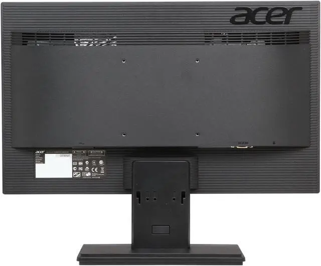 Alt view image 5 of 8 - Acer V196HQL Ab 19" (Actual szie 18.5") WXGA 1366 x 768 5ms 60Hz VGA Backlit LED LCD Monitor