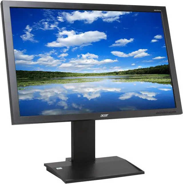 Alt view image 3 of 11 - Acer B243PWLAJbmdrz Black 24" 14ms height&pivot adjustable Widescreen LED Backlight LCD Monitor, IPS Panel 300 cd/m2 ACM 100,000,000:1 (1000:1) Built-in Speakers