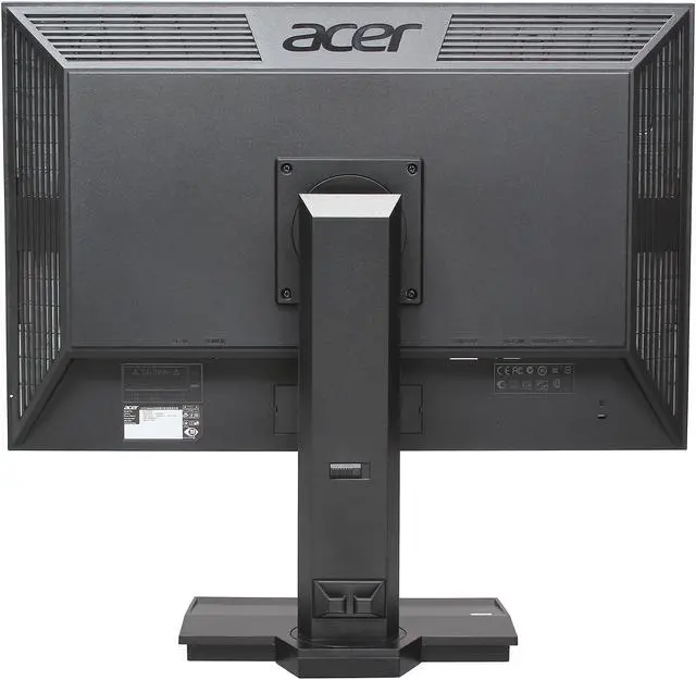 Alt view image 5 of 11 - Acer B243PWLAJbmdrz Black 24" 14ms height&pivot adjustable Widescreen LED Backlight LCD Monitor, IPS Panel 300 cd/m2 ACM 100,000,000:1 (1000:1) Built-in Speakers
