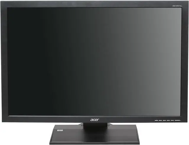 Alt view image 7 of 11 - Acer B243PWLAJbmdrz Black 24" 14ms height&pivot adjustable Widescreen LED Backlight LCD Monitor, IPS Panel 300 cd/m2 ACM 100,000,000:1 (1000:1) Built-in Speakers