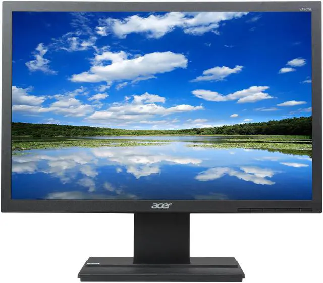 Alt view image 2 of 8 - Acer 19" 60 Hz LCD Monitor 5 ms D-Sub V196WLb