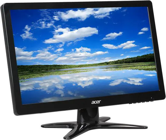 Alt view image 3 of 7 - Acer 18.5" 60 Hz LCD Monitor 5 ms D-Sub G196HQLb