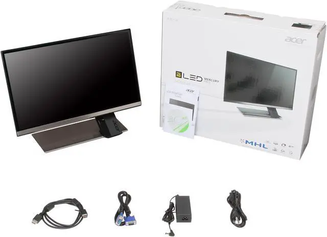 Alt view image 8 of 8 - Acer 23" 60 Hz IPS LCD Monitor IPS Panel 6ms (GTG) D-Sub, HDMI UM.VS6AA.001 S236HLtmjj
