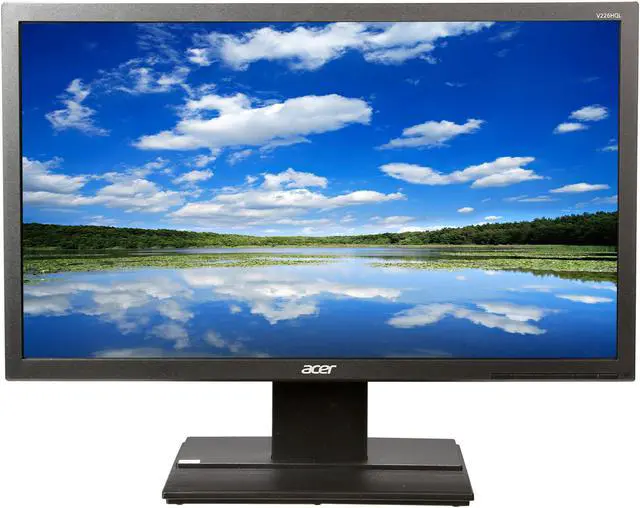 Alt view image 2 of 8 - Acer V226HQLAbmdp Black 21.5" 8ms Widescreen LED Backlight LCD Monitor 250 cd/m2 100,000,000:1