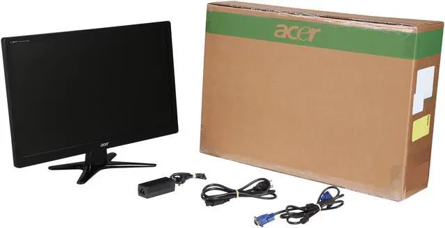 Alt view image 7 of 7 - Acer G226HQLBbd  21.5"  Widescreen LED Monitor - Certified Refurbished Manufacturer Recertified