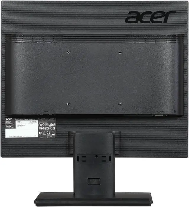 Alt view image 5 of 8 - Acer 17" 75 Hz TN SXGA LCD Monitor 5 ms D-Sub Flat Panel V176L UM.BV6AA.002