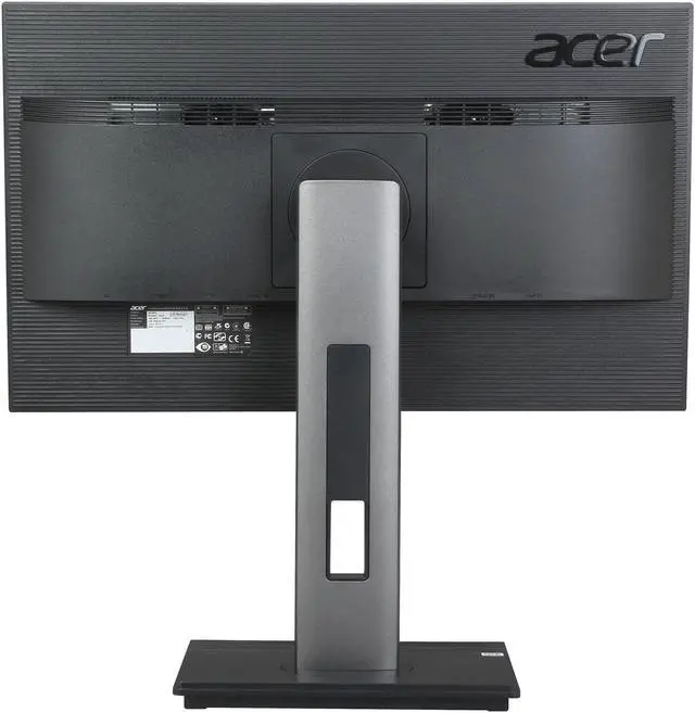 Alt view image 5 of 11 - Acer B236HLymdr Dark Gray 23" 6ms (GTG) Height&Pivot adjustable Widescreen LED Backlight LCD Monitor IPS 250 cd/m2 100,000,000:1 (1,000:1) Built-in Speakers