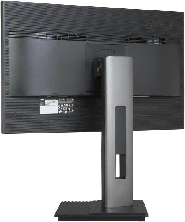 Alt view image 7 of 11 - Acer B236HLymdr Dark Gray 23" 6ms (GTG) Height&Pivot adjustable Widescreen LED Backlight LCD Monitor IPS 250 cd/m2 100,000,000:1 (1,000:1) Built-in Speakers