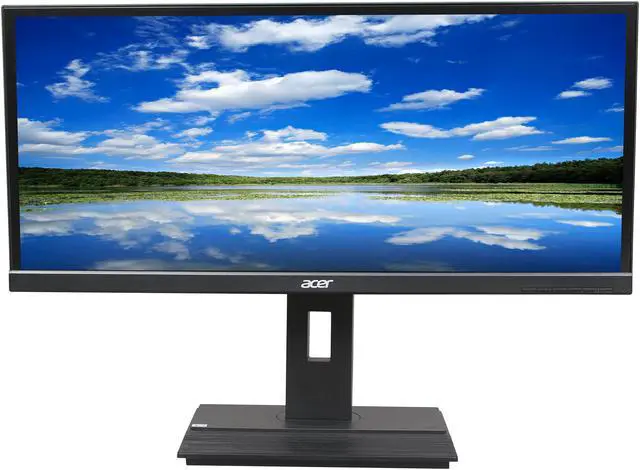 Alt view image 2 of 11 - Acer B6 B296CLbmiidprz Black 29" HDMI UltraWide (21:9) LED Backlight LCD Monitor IPS 300 cd/m2 100,000,000:1 (1,000:1) Built-in Speakers