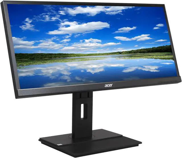 Alt view image 3 of 11 - Acer B6 B296CLbmiidprz Black 29" HDMI UltraWide (21:9) LED Backlight LCD Monitor IPS 300 cd/m2 100,000,000:1 (1,000:1) Built-in Speakers