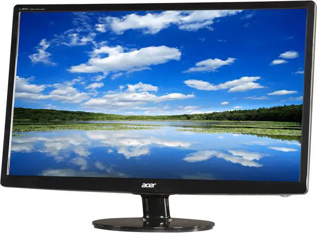 Alt view image 5 of 11 - Acer 24" 60Hz TN Monitor 5 ms D-Sub, DVI, HDMI S241HL bmid (UM.FS1AA.001)