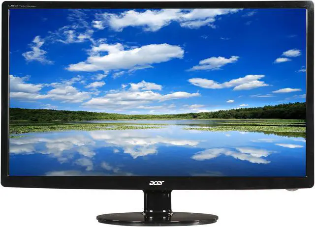 Alt view image 6 of 11 - Acer 24" 60Hz TN Monitor 5 ms D-Sub, DVI, HDMI S241HL bmid (UM.FS1AA.001)