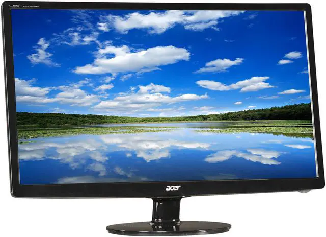 Alt view image 7 of 11 - Acer 24" 60Hz TN Monitor 5 ms D-Sub, DVI, HDMI S241HL bmid (UM.FS1AA.001)