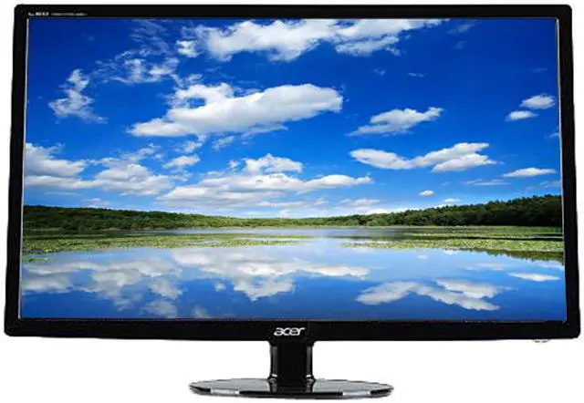 Alt view image 2 of 11 - Acer 24" 60Hz TN Monitor 5 ms D-Sub, DVI, HDMI S241HL bmid (UM.FS1AA.001)