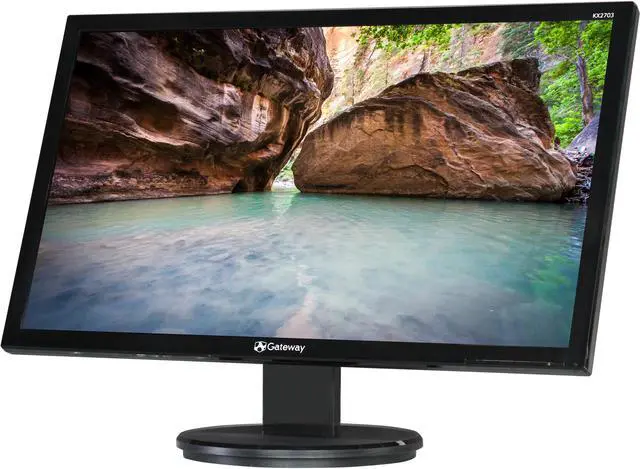 Main image of Gateway KX2703bd Black 27" 6ms Widescreen LED Backlight LCD Monitor 300 cd/m2 100,000,000:1