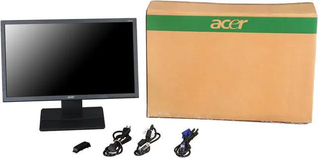 Alt view image 8 of 8 - Acer 21.5" 60 Hz LCD Monitor 8 ms V226HQL Abd