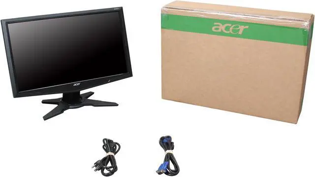 Alt view image 8 of 8 - Acer 20" 60 Hz LCD Monitor 5 ms G205HV BD