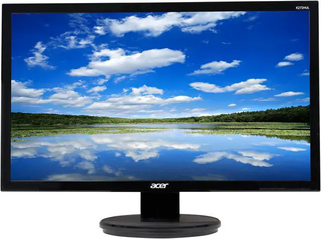 Alt view image 2 of 8 - Acer K272HULbmiidp Black 27" WQHD 6ms (GTG) HDMI Widescreen LED Backlight LCD Monitor IPS DCR 100,000,000:1(1,000:1) Built-in Speakers