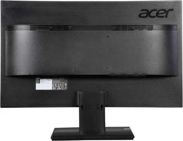 Alt view image 5 of 7 - Acer V246HL bmid 24" Full HD 1920 x 1080 16:9 VGA DVI HDMI 16.7 Million Color Support Adjustable Display Angle Built-in Speakers LED LCD Monitor