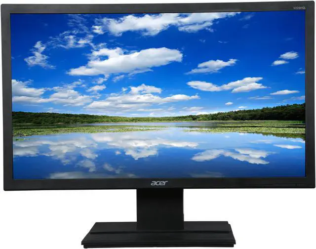 Alt view image 2 of 8 - Acer 22" 60 Hz TN FHD LCD Monitor 8 ms D-Sub, DVI, HDMI V226HQL Abmid UM.WV6AA.A05
