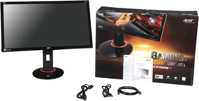 Alt view image 10 of 10 - Acer XB280HK bprz Black 28" 1ms 4K UKD Widescreen LED Backlight G-sync Monitor 300 cd/m2 1000:1, Display Ports, USB 3.0 Hub