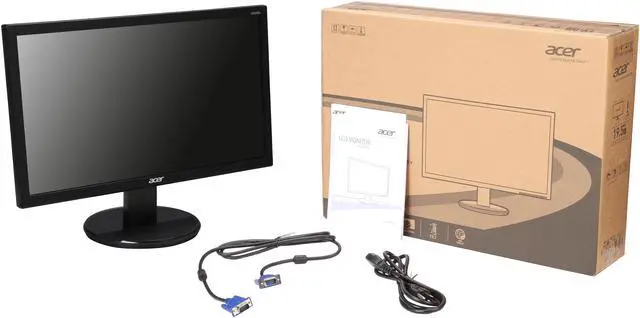 Alt view image 8 of 8 - Acer K2 Series K202HQL bd 20" (Actual size 19.5") 1600 x 900 Resolution 60Hz 5ms DVI VGA Anti-Glare HDCP Support Backlit LED LCD Monitor