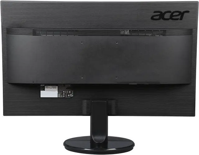 Alt view image 5 of 8 - Acer K242HL Bbid Black 24" 6ms HDMI Widescreen LED Backlight LCD Monitor250 cd/m2 ACM 100,000,000:1 (3000:1), Tilt Adjustable