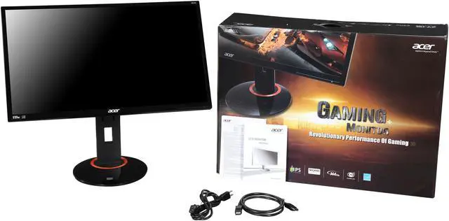 Alt view image 10 of 10 - Acer XB270HU bprz Black 27'' 144 Hz WQHD G-SYNC Widescreen LED Backlight LCD Monitor IPS 350 cd/m2 1,000:1