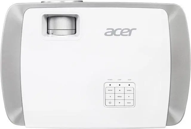 Alt view image 6 of 12 - Acer H7550ST Projector, 3000 Lumens, 16000:1 Contrast Ratio, 54"-300" Image Size, HDMI, USB, VGA, Composite Video, S-Video, Built-in Speaker