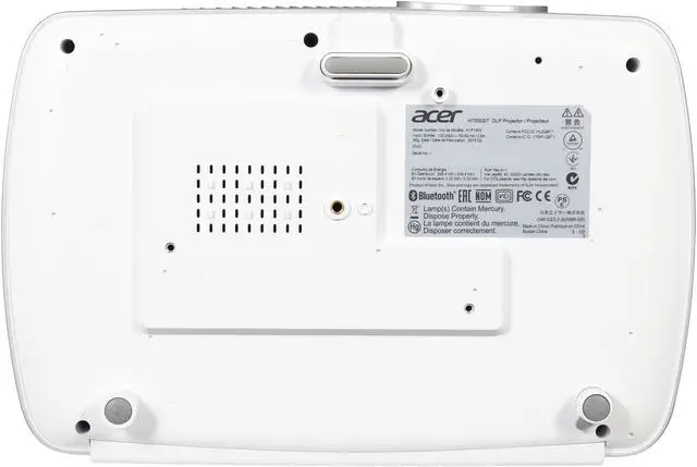Alt view image 7 of 12 - Acer H7550ST Projector, 3000 Lumens, 16000:1 Contrast Ratio, 54"-300" Image Size, HDMI, USB, VGA, Composite Video, S-Video, Built-in Speaker