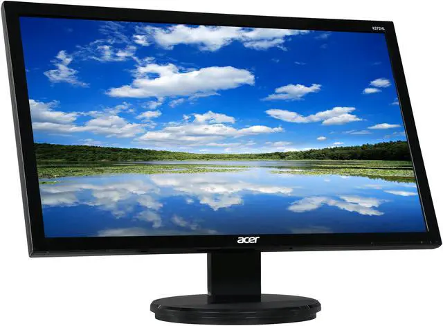 Alt view image 3 of 8 - Acer K272HL bd  Widescreen LED Monitor - Certified Refurbished